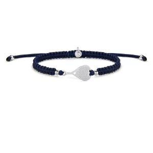Bracelet | Silver Padel Royal Blue