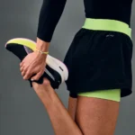 Bracelet | Silver Runner Neon Yellow Braided – Image 2