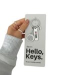 Porte-clés I Love Padel Argent – Image 2