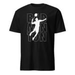 T-Shirt Badminton | BlackWhite