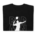 T-Shirt Badminton | BlackWhite – Image 2