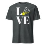 T-Shirt Badminton | Love BadBlack – Image 6