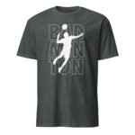 T-Shirt Badminton | BlackWhite – Image 8