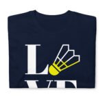 T-Shirt Badminton | Love BadBlack – Image 2